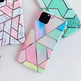 iPhone-Hülle Geometrisches Muster Regenbogen