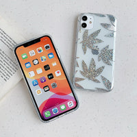 iPhone-Hülle Funkelnde Blätter