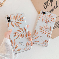 iPhone-Hülle Goldene Blätter
